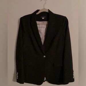 Tommy Hilfiger Black One Button Blazer